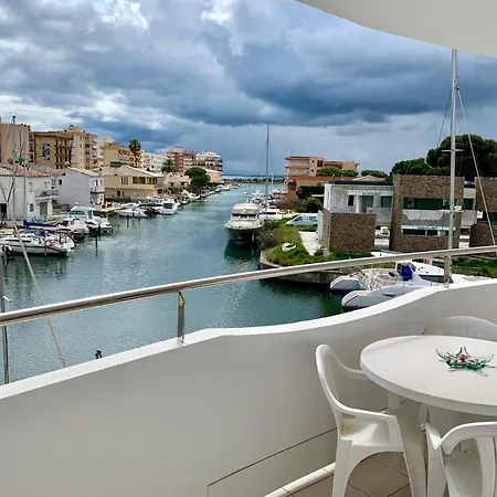 Apartment Con Piscina - Magnificas Vistas Al Canal - Aire Acondicionado A Roses